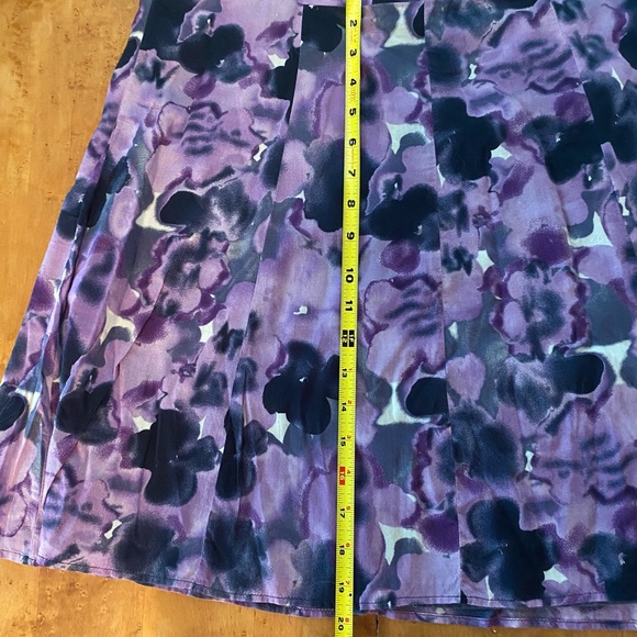Loft Size 8 lined print skirt - Picture 5 of 9